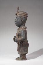 Een bronzen Ooni - Oba - Ife - Nigeria, Antiek en Kunst