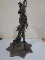Veronese - Beeldje, Harlequin with goose - 32 cm - Zamak