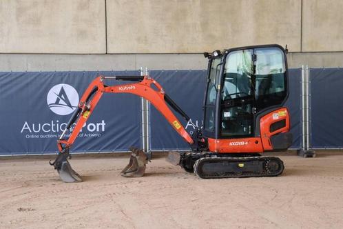 Veiling: Minigraver Kubota KX019-4 Diesel 2017, Zakelijke goederen, Machines en Bouw | Kranen en Graafmachines, Ophalen