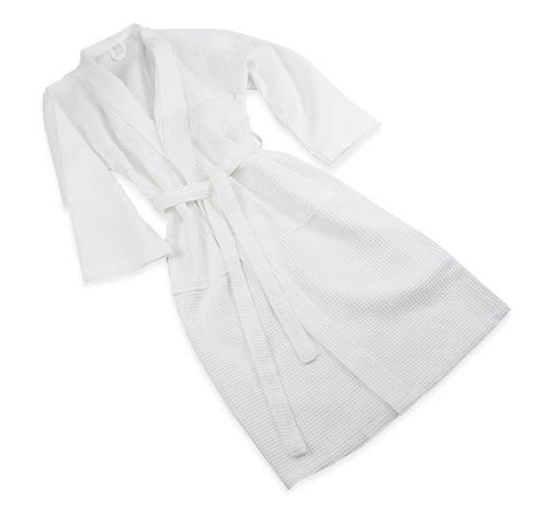 Peignoir Blanc Gaufres Kimono Taille: M, Huis en Inrichting, Slaapkamer | Beddengoed, Overige kleuren, Nieuw, Verzenden