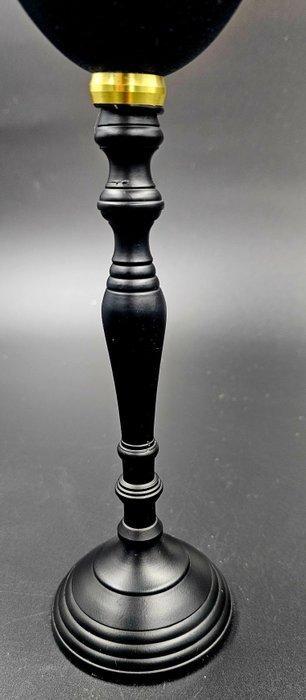 Emoe Ei - Dromaius novaehollandiae - 355 mm - 85 mm - 85 mm-, Antiek en Kunst, Curiosa en Brocante