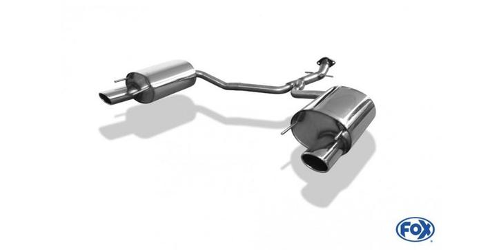 FOX Lexus IS 220 Diesel einddemper rechts/links - 115x85 typ, Auto-onderdelen, Uitlaatsystemen, Nieuw, Verzenden