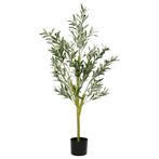 vidaXL Kunstolijfboom 450 blaadjes 120 cm groen, Verzenden, Nieuw