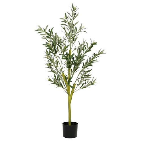 vidaXL Kunstolijfboom 450 blaadjes 120 cm groen, Huis en Inrichting, Woonaccessoires | Kunstplanten en Kunstbloemen, Nieuw, Verzenden
