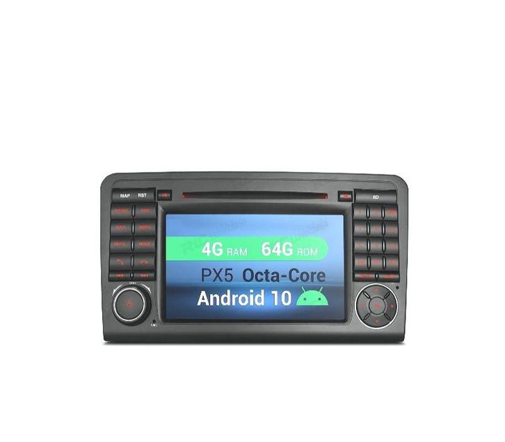 Autoradio Gps Android 10 Pour Mercedes Ml W164 Gl X164, Auto diversen, Autonavigatie, Verzenden
