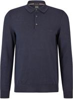 BOSS Bono Polotrui Wol Navy maat Maat 52/54 (L) Heren, Vêtements | Hommes, Polos, Verzenden