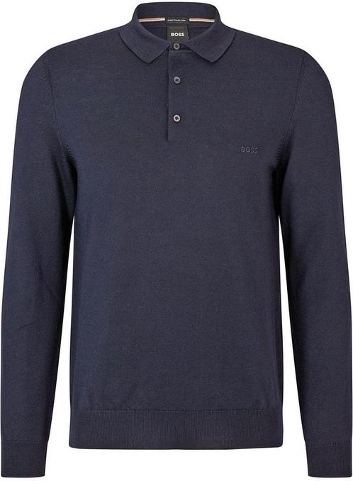 BOSS Bono Polotrui Wol Navy maat Maat 52/54 (L) Heren, Vêtements | Hommes, Polos, Envoi