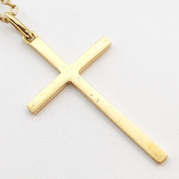 Ketting met hanger - 18 karaat Geel goud, Handtassen en Accessoires, Antieke sieraden