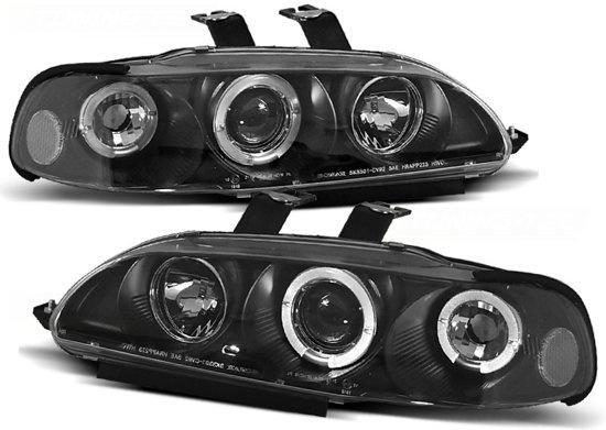 Koplampen dual halo rims HONDA CIVIC 09 91-08 95 4D ANGEL..., Auto-onderdelen, Verlichting, Nieuw, Ophalen of Verzenden