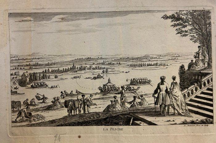 Antoine Benoist (1721–1770) - La Chasse • La Pesche (dalla, Antiek en Kunst, Antiek | Overige Antiek