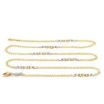 Halsketting - 18 karaat Geel goud, Witgoud - Marzi, Nieuw