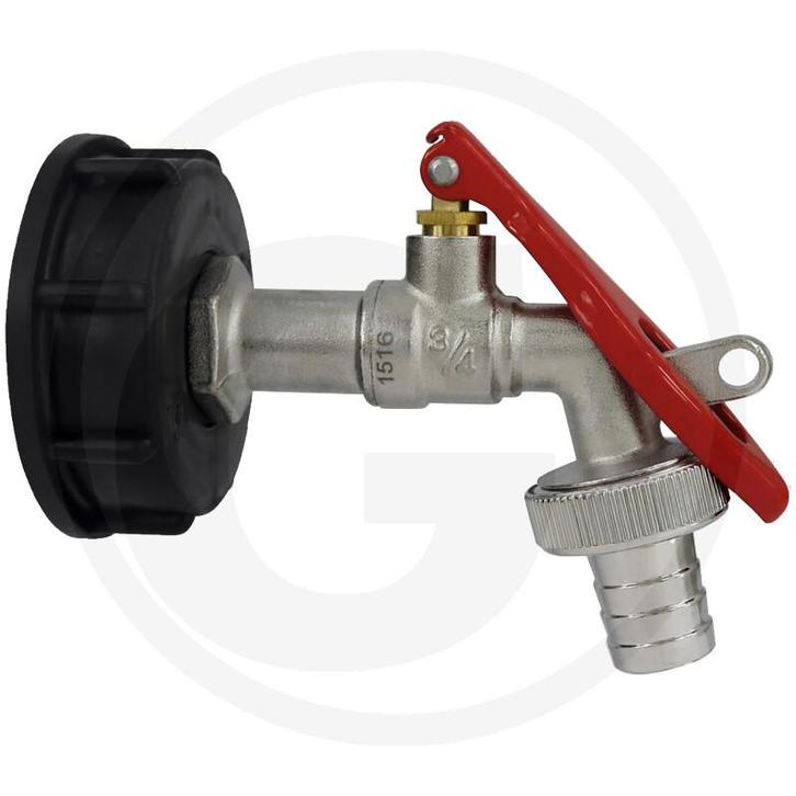 Ibc-adapter extra kort s60x6 inclusief messing kogelkraan..., Zakelijke goederen, Landbouw | Werktuigen, Ophalen of Verzenden