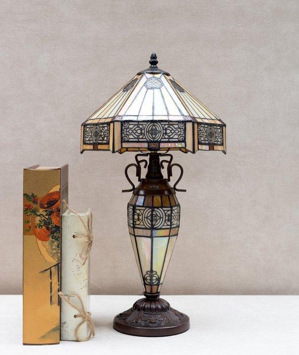 Lamp - Tiffany style - Glas-in-lood, Antiek en Kunst, Kunst | Designobjecten