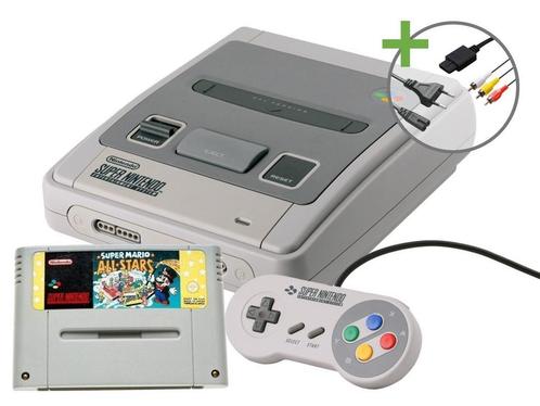 Super Nintendo Starter Pack - Super Mario All Stars Edition, Games en Spelcomputers, Spelcomputers | Nintendo Super NES, Verzenden