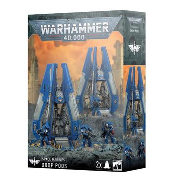 Space Marines Drop Pods 2025 editie (Warhammer Nieuw) beschikbaar voor biedingen