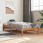 Stevig Bedframe Grenen 90x200 | OP = OP | 40% Voordeel Nu!, Huis en Inrichting, 90 cm, Eenpersoons, Bruin, Verzenden