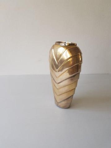 Vase - Bronze doré, Bronze patiné