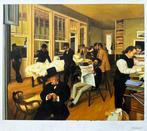 After Edgar Degas - A Cotton Office in New Orleans, Antiek en Kunst