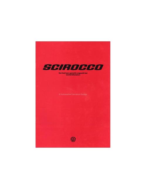 1976 VOLKSWAGEN SCIROCCO BROCHURE NEDERLANDS, Boeken, Auto's | Folders en Tijdschriften