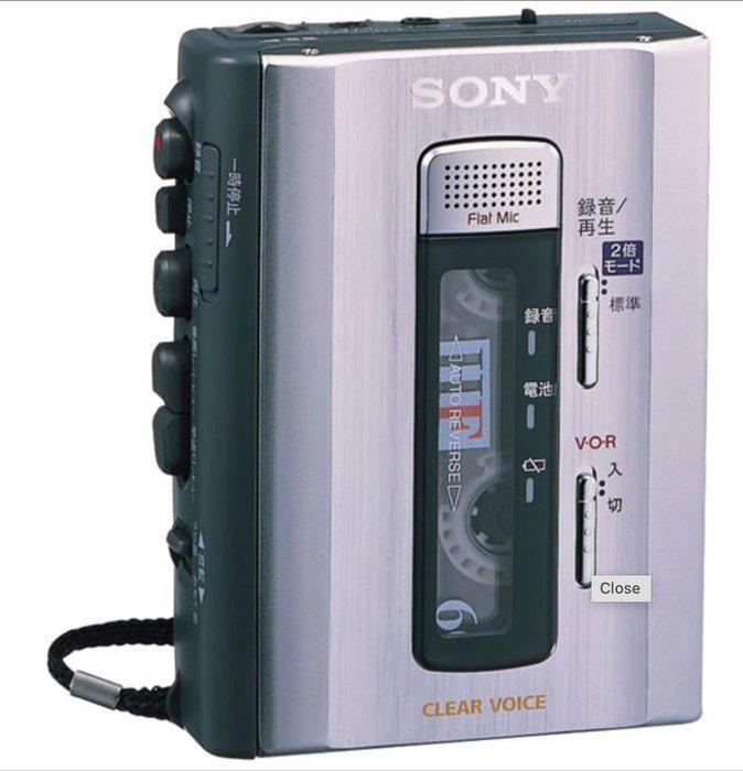 Sony - TCM-500 Draagbare bandrecorder, Audio, Tv en Foto, Radio's