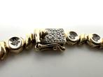 Armband - 18 karaat Geel goud, Witgoud - 0.60ct. tw. Diamant, Handtassen en Accessoires, Armbanden, Nieuw