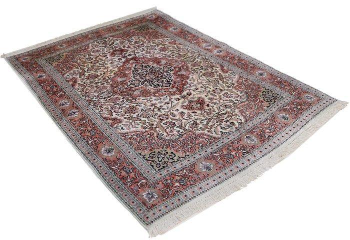 Original Kashmiri Silk Carpet - Vloerkleed - 200 cm - 150 cm, Huis en Inrichting, Stoffering | Tapijten en Vloerkleden