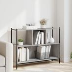 vidaXL Boekenkast 102x28x77,5 cm bewerkt hout grijs sonoma, Verzenden, Nieuw