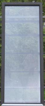 pvc raam , chassis , venster 89 x 227 zwart ral 9005, Doe-het-zelf en Bouw, Raamkozijnen en Schuifdeuren, 75 tot 150 cm, Kunststof