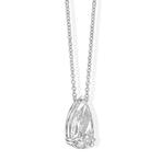 Collier avec pendentif - 18 carats Or blanc - 3.01ct. tw.