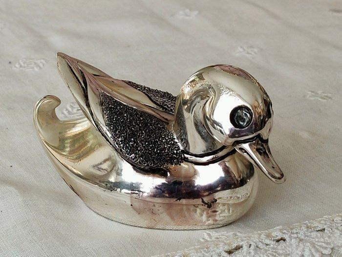 Miniatuur beeldje - Hars, Gelamineerd zilver, Antiek en Kunst, Antiek | Zilver en Goud