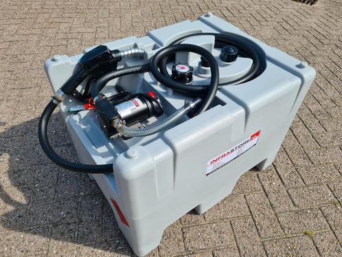 210 liter Mazouttank met inhoudsmeter en autom. vulpistool, Zakelijke goederen, Machines en Bouw | Kranen en Graafmachines, Verzenden