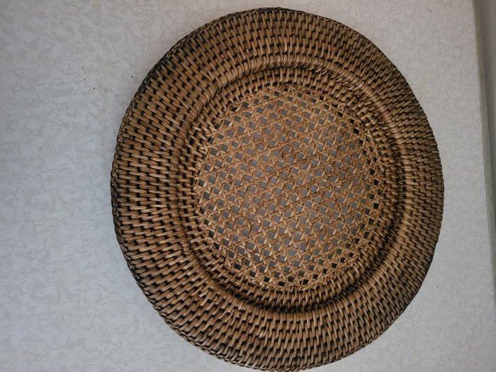 Onderbord (6) - Rattan - boho chic, Antiek en Kunst, Antiek | Keukengerei