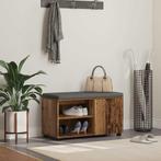 vidaXL Hallenbank Oudhout 80 x 38 x 46 cm Geengineerd Hout, Verzenden, Nieuw