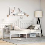 vidaXL Bedframe voor een daybed met hoofdeinde Wit 80 x 200, Huis en Inrichting, Verzenden, Nieuw