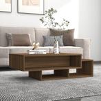 vidaXL Salontafel 105x55x32 cm bewerkt hout bruin eikenkleur, Huis en Inrichting, Verzenden, Nieuw
