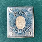 Schleswig-Holstein 1850 - 1 Schilling Adelaar - Michel 1, Postzegels en Munten, Gestempeld