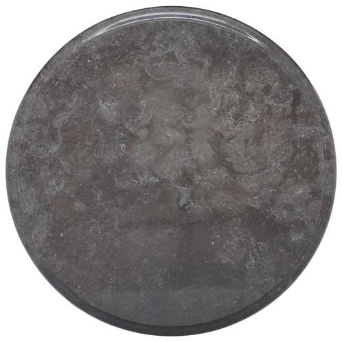vidaXL Tafelblad Ø40x2,5 cm marmer zwart, Huis en Inrichting, Tafelonderdelen, Nieuw, Verzenden