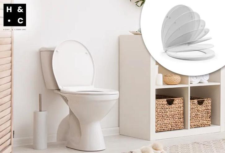 2dekans | Home&Comfort - Stevige D-vormige toiletbril met, Bricolage & Construction, Sanitaire, Enlèvement ou Envoi