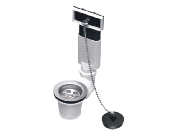 Veiling - 15x Franke overloopcombinatie afvoerplug met stopk, Doe-het-zelf en Bouw, Sanitair