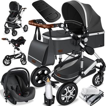 KESSER® Kinderwagen 3 in 1 Loops Wandelwagen Set incl. Autos, Verzenden