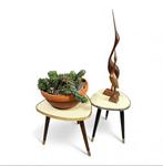 Table dappoint - Rockabilly - Bois, Resopal - Deux tables à