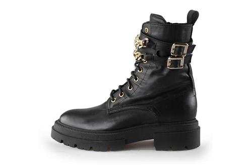 Linea Zeta Veterboots in maat 38 Zwart | 5% extra korting, Kleding | Dames, Schoenen, Zwart, Zo goed als nieuw, Overige typen