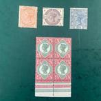 Grande Bretagne - 4 magnifiques timbres classiques avec une, Gestempeld