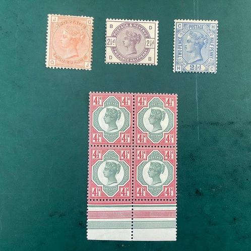 Grande Bretagne - 4 magnifiques timbres classiques avec une, Postzegels en Munten, Postzegels | Europa | UK