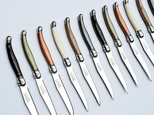 Laguiole - 12x Steak Knives - various - style de - Ensemble, Antiek en Kunst, Antiek | Keukengerei