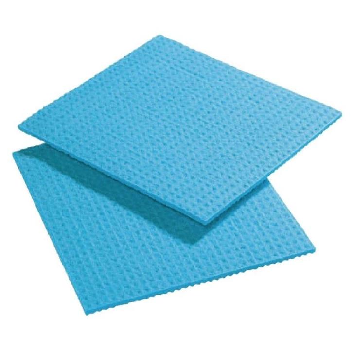 Sponsdoekje | Blauw | 10 Stuks | Cellulose/Polyester |, Zakelijke goederen, Horeca | Keukenapparatuur, Nieuw in verpakking, Verzenden
