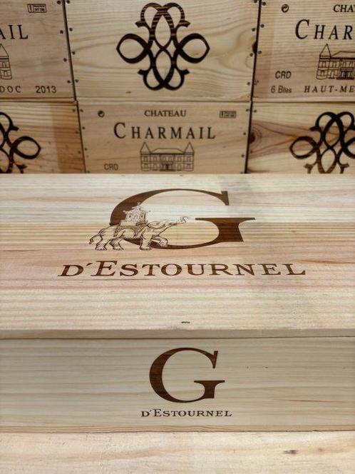 2019 G d’Estournel de Cos d’Estournel - Médoc - 6 Flessen, Verzamelen, Wijnen