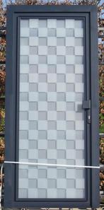 auminium buitendeur , achterdeur , deur  100 x 220 antraciet, Bricolage & Construction, Ophalen of Verzenden, Buitendeur