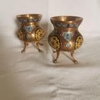 ARMAND POINT - Vaas (2) - Verguld brons, Antiek en Kunst