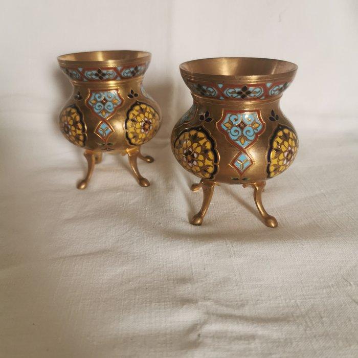 ARMAND POINT - Vaas (2) - Verguld brons, Antiek en Kunst, Antiek | Overige Antiek